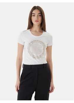 Guess T-Shirt Camelia W4RI47 J1314 Biały Slim Fit ze sklepu MODIVO w kategorii Bluzki damskie - zdjęcie 187687446