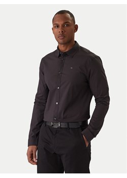 Tommy Jeans Koszula DM0DM04405 Czarny Slim Fit ze sklepu MODIVO w kategorii Koszule męskie - zdjęcie 187687465