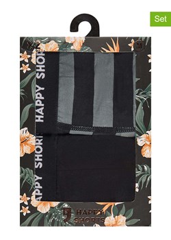 Happy Shorts Bokserki (2 pary) w kolorze czarno-szarym ze sklepu Limango Polska w kategorii Piżamy męskie - zdjęcie 187688298