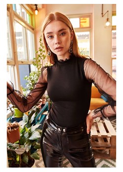 Olalook Bluzka w kolorze czarnym ze sklepu Limango Polska w kategorii Bluzki damskie - zdjęcie 187688686