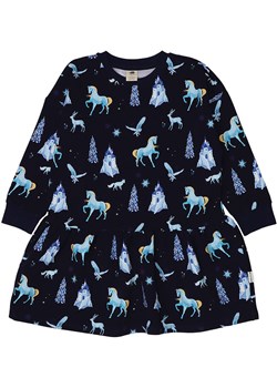 Walkiddy Sukienka dresowa w kolorze granatowym ze sklepu Limango Polska w kategorii Sukienki dziewczęce - zdjęcie 187688898