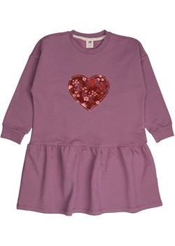 Walkiddy Sukienka dresowa w kolorze fioletowo-czerwonym ze sklepu Limango Polska w kategorii Sukienki dziewczęce - zdjęcie 187688915