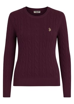U.S. Polo Assn. Sweter w kolorze ciemnofioletowym ze sklepu Limango Polska w kategorii Swetry damskie - zdjęcie 187689256
