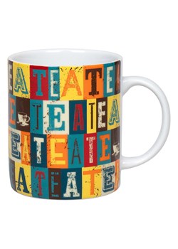 Könitz Kubek &quot;Tea Squares&quot; ze wzorem - 310 ml ze sklepu Limango Polska w kategorii Dzbanki i zaparzacze - zdjęcie 187689417