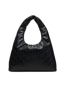 Torebka Calvin Klein Emblem Aop Puffer Lg Shoulder Ba LV04F3199G Czarny ze sklepu eobuwie.pl w kategorii Torby Shopper bag - zdjęcie 187689539