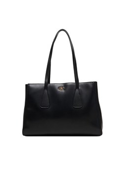 Torebka Calvin Klein Ck Medium Work Tote LV04F3442G Czarny ze sklepu eobuwie.pl w kategorii Torby Shopper bag - zdjęcie 187689568