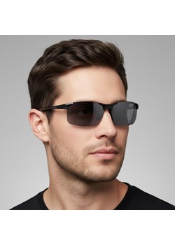 Męskie okulary przeciwsłoneczne HD z fotochromem i polaryzacją EST-612FP-1 ze sklepu Stylion w kategorii Okulary przeciwsłoneczne męskie - zdjęcie 187690068