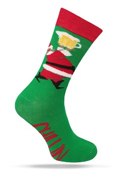 Świąteczne Skarpetki - Alties - Mikołaj z Kuflem Piwa SKALTS0166PIWOmikolaj ze sklepu JegoSzafa.pl w kategorii Skarpetki męskie - zdjęcie 187691498