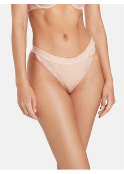 Guess Figi brazylijskie Jane O4YE00 PZ01C Beżowy ze sklepu MODIVO w kategorii Majtki damskie - zdjęcie 187692357