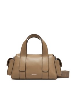 Calvin Klein Torebka Webbing Strap Pocket Bag LV04F3291G Beżowy ze sklepu MODIVO w kategorii Kuferki - zdjęcie 187692366