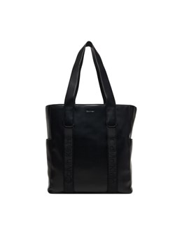 Calvin Klein Torebka Webbing Strap Tote LV04F3289G Czarny ze sklepu MODIVO w kategorii Torby Shopper bag - zdjęcie 187692409