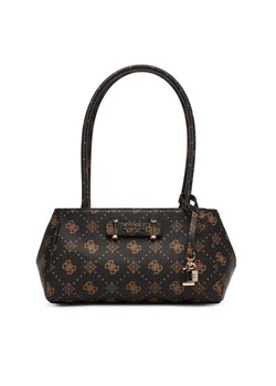 Guess Torebka Carrie Logo HWGP98 98080 Brązowy ze sklepu MODIVO w kategorii Kuferki - zdjęcie 187692417