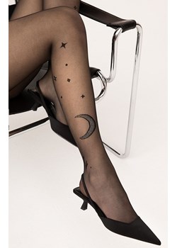 Czarne rajstopy w gwiezdne wzory Saturn G6048 15 DEN, Kolor czarny, Rozmiar 2, Fiore ze sklepu Primodo w kategorii Rajstopy - zdjęcie 187693199