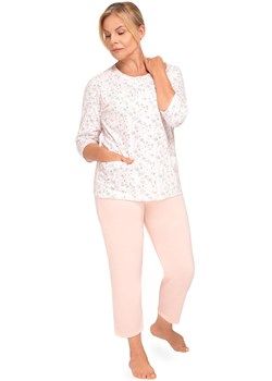 Bawełniana piżama damska z długimi spodniami Maria II 201 33, Kolor ecru-beżowy, Rozmiar M, MARTEL ze sklepu Primodo w kategorii Piżamy damskie - zdjęcie 187693288