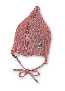 Sterntaler Wełniana czapka w kolorze różowym z wiązaniem ze sklepu Limango Polska w kategorii Czapki dziecięce - zdjęcie 187693486