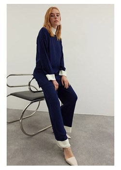 trendyol 2-częściowy zestaw w kolorze granatowym ze sklepu Limango Polska w kategorii Swetry damskie - zdjęcie 187693719