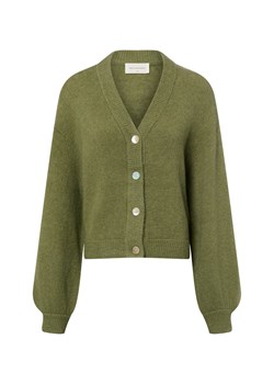 Msch Copenhagen Sweter damski z dzianiny Kobiety oliwkowy jednolity ze sklepu vangraaf w kategorii Swetry damskie - zdjęcie 187695117