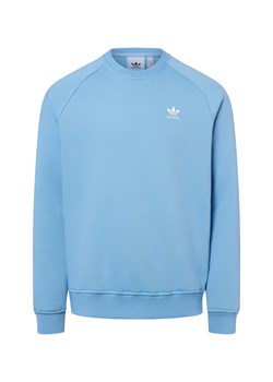 adidas Originals Bluza męska Mężczyźni jasnoniebieski jednolity ze sklepu vangraaf w kategorii Bluzy męskie - zdjęcie 187695129