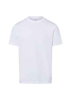 Nils Sundström T-shirt w 2-paku Mężczyźni Bawełna biały jednolity ze sklepu vangraaf w kategorii T-shirty męskie - zdjęcie 187695136