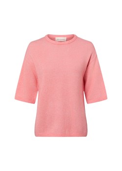 Msch Copenhagen Damski sweter z dzianiny z zawartością alpaki - MSCHKellsey Algeria Kobiety różowy jednolity ze sklepu vangraaf w kategorii Swetry damskie - zdjęcie 187695139