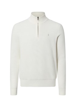 Polo Ralph Lauren Troyer męski Mężczyźni Bawełna biały jednolity ze sklepu vangraaf w kategorii Swetry męskie - zdjęcie 187695165