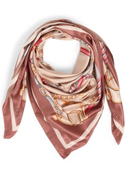 GUESS Szalik damski Kobiety brązowy wzorzysty ze sklepu vangraaf w kategorii Szaliki i chusty damskie - zdjęcie 187695216