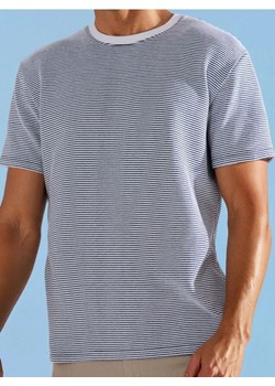 Sinsay - Koszulka w paski - biały ze sklepu Sinsay w kategorii T-shirty męskie - zdjęcie 187696159