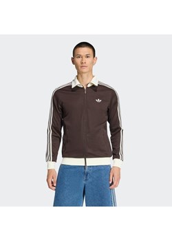 adidas Bluza adicolor Classic KE1665 Brązowy Slim Fit ze sklepu MODIVO w kategorii Bluzy męskie - zdjęcie 187696249
