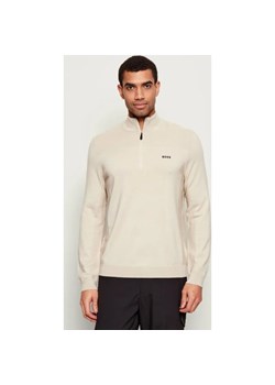 BOSS GREEN Sweter KN_Momentum-X QZ | Regular Fit | z dodatkiem wełny ze sklepu Gomez Fashion Store w kategorii Swetry męskie - zdjęcie 187696985