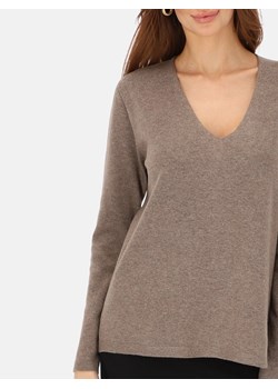 Brązowy sweter z wełną i kaszmirem L’AF Nomi ze sklepu Eye For Fashion w kategorii Swetry damskie - zdjęcie 187698715