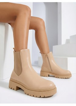 Royalfashion Botki damskie eko skórzane Dovivas ze sklepu royalfashion.pl w kategorii Botki - zdjęcie 187698966