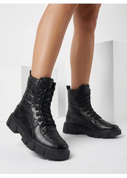 Lorenzo Classic Czarne Buty Damskie ze sklepu royalfashion.pl w kategorii Workery damskie - zdjęcie 187699006