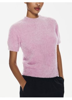 Reserved - Sweter z metaliczną nitką - różowy ze sklepu Reserved w kategorii Swetry damskie - zdjęcie 187699418