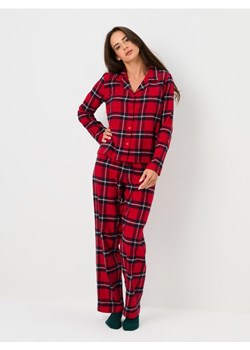 Sinsay - Bawełniana piżama dwuczęściowa w kratę - wielobarwny ze sklepu Sinsay w kategorii Piżamy damskie - zdjęcie 187700246