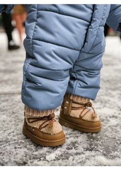 Sinsay - Śniegowce z wełnianą wyściółką zapinane na rzep - brązowy ze sklepu Sinsay w kategorii Buty zimowe dziecięce - zdjęcie 187700249