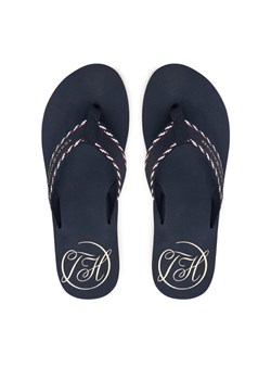 Tommy Hilfiger Japonki Webbing Beach Sandal FW0FW09038 Granatowy ze sklepu MODIVO w kategorii Klapki damskie - zdjęcie 187700359