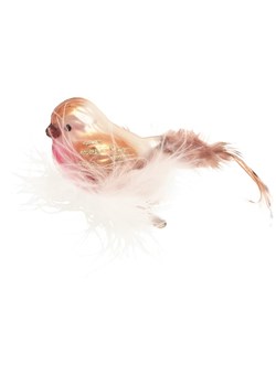 Krebs Glas Lauscha Ozdoba choinkowa w kolorze kremowo-jasnoróżowym - szer. 15 cm ze sklepu Limango Polska w kategorii Dekoracje bożonarodzeniowe - zdjęcie 187700768