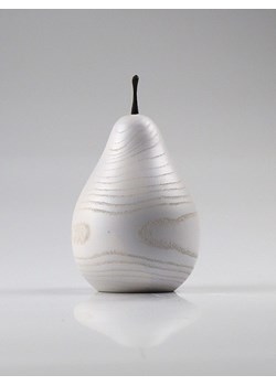 AM Design Figurka dekoracyjna &quot;Gruszka&quot; w kolorze białym - wys. 13 x Ø 8 cm ze sklepu Limango Polska w kategorii Dekoracje - zdjęcie 187700877