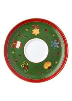 Hutschenreuther Spodek &quot;Happy Wintertime&quot; w kolorze zielono-czerwonym - Ø 12 cm ze sklepu Limango Polska w kategorii Dzbanki i zaparzacze - zdjęcie 187701167
