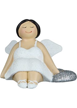 GILDE Świecznik &quot;Betty&quot; w kolorze srebrno-białym - 8 x 6,5 cm ze sklepu Limango Polska w kategorii Świeczniki - zdjęcie 187701288