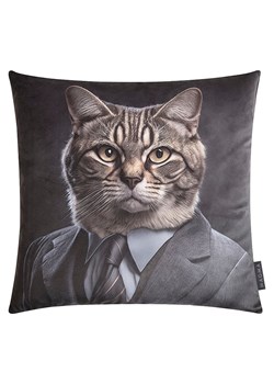 Magma Heimtex Poszewka &quot;Arty Animals&quot; w kolorze szarym na poduszkę - 45 x 45 cm ze sklepu Limango Polska w kategorii Poduszki dekoracyjne - zdjęcie 187701398