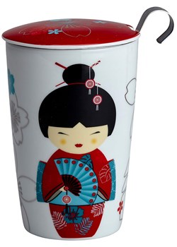 Eigenart Kubek w kolorze biało-czerwono-błękitnym do herbaty - 350 ml ze sklepu Limango Polska w kategorii Dzbanki i zaparzacze - zdjęcie 187701646