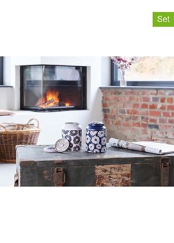 Eigenart Puszki (2 szt.) &quot;Amami&quot; w kolorze biało-granatowym na herbatę - 175 g ze sklepu Limango Polska w kategorii Dzbanki i zaparzacze - zdjęcie 187701729