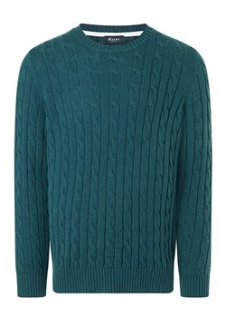 Maerz Muenchen Wełniany sweter w kolorze morskim ze sklepu Limango Polska w kategorii Swetry męskie - zdjęcie 187701836