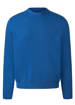 Maerz Muenchen Wełniany sweter w kolorze niebieskim ze sklepu Limango Polska w kategorii Swetry męskie - zdjęcie 187701898