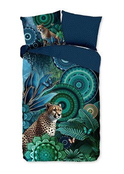 Hip Komplet pościeli satynowej &quot;Nyah&quot; w kolorze zielono-niebieskim ze sklepu Limango Polska w kategorii Pościele - zdjęcie 187702176