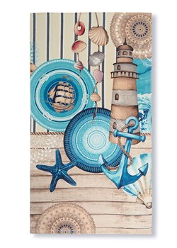 Hip Ręcznik plażowy &quot;Aldiana&quot; w kolorze beżowo-miętowym ze sklepu Limango Polska w kategorii Ręczniki - zdjęcie 187702357