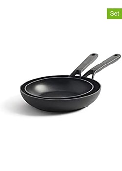 KitchenAid Patelnie (2 szt.) &quot;Classic Forged&quot; w kolorze czarnym ze sklepu Limango Polska w kategorii Garnki - zdjęcie 187702437