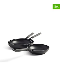 KitchenAid Patelnie (3 szt.) &quot;Classic Forged&quot; w kolorze czarnym ze sklepu Limango Polska w kategorii Garnki - zdjęcie 187702439