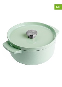 KitchenAid 2-częściowy zestaw w kolorze miętowym - 3,3 l ze sklepu Limango Polska w kategorii Garnki - zdjęcie 187702688